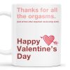Happy Valentine's Day Love and Relationship Moments Mug - Personalized Custom Coffee Mug - CPL130_MG