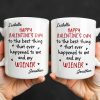 Happy Valentine's Day, My Wiener - Personalized Custom Coffee Mug - CPL1321_MG