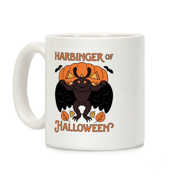 Harbinger of Halloween Mothman Coffee Mug Harbinger of Halloween Mothman Coffee Mug