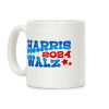 Harris Walz 2024 Retro Text Coffee Mug Harris Walz 2024 Retro Text Coffee Mug