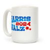 Harris Walz 2024 Retro Text Coffee Mug Harris Walz 2024 Retro Text Coffee Mug
