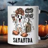 Haunt Mess Wine-Loving Ghost Personalized Mug, Funny Halloween Gift with Spooky Ghost and Custom Name Haunt Mess Wine-Loving Ghost Personalized Mug, Funny Halloween Gift with Spooky Ghost and Custom Name