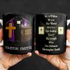 He Is Father Brave Like David, Warrior Like Joshua, Smart Like Joseph, Wise Like Solomon, Cross and Bible - Personalized Custom Coffee Mug - FTH071_MG