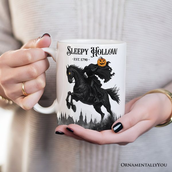Headless Horseman Spooky Halloween Personalized Mug, The Legend of Sleepy Hollow Gift With Custom Name Headless Horseman Spooky Halloween Personalized Mug, The Legend of Sleepy Hollow Gift With Custom Name