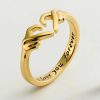 Heart Hand Hug Adjustable Ring for Couples Heart Hand Hug Adjustable Ring for Couples