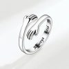 Heart Hand Hug Adjustable Ring for Couples Heart Hand Hug Adjustable Ring for Couples