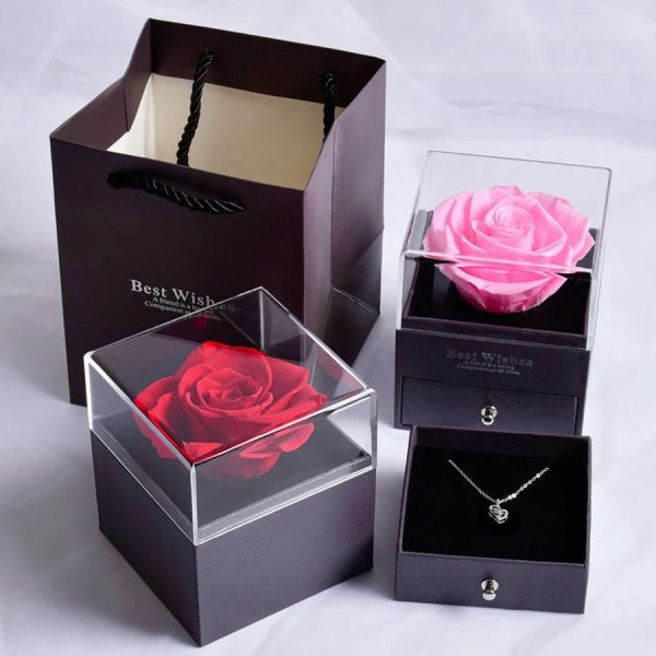 Heart Projection Necklace with I Love You in 100 Languages Heart Projection Necklace with I Love You in 100 Languages