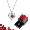 Heart Projection Necklace with I Love You in 100 Languages Heart Projection Necklace with I Love You in 100 Languages
