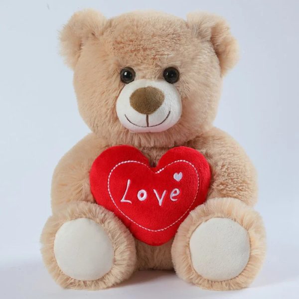 Heart Shaped Bear Plush Toy 13.5 Inches Heart Shaped Bear Plush Toy 13.5 Inches