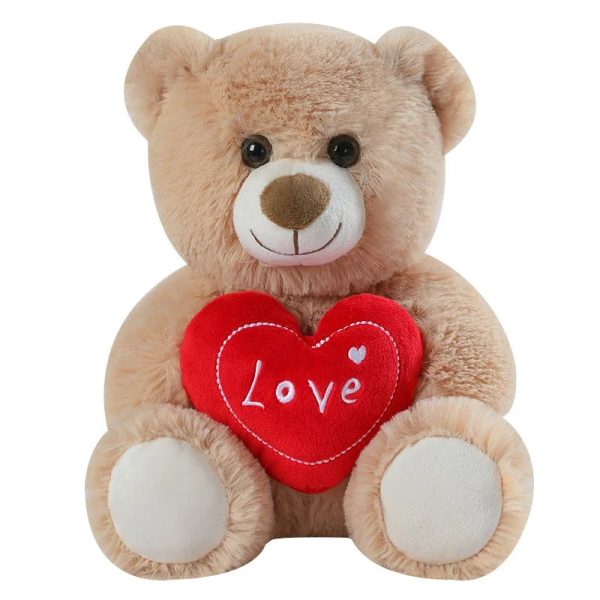 Heart Shaped Bear Plush Toy 13.5 Inches Heart Shaped Bear Plush Toy 13.5 Inches