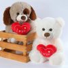 Heart Shaped Bear Plush Toy 13.5 Inches Heart Shaped Bear Plush Toy 13.5 Inches