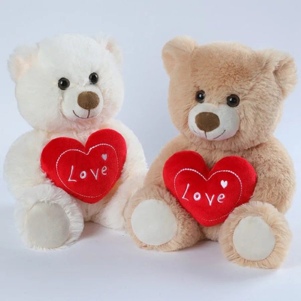 Heart Shaped Bear Plush Toy 13.5 Inches Heart Shaped Bear Plush Toy 13.5 Inches