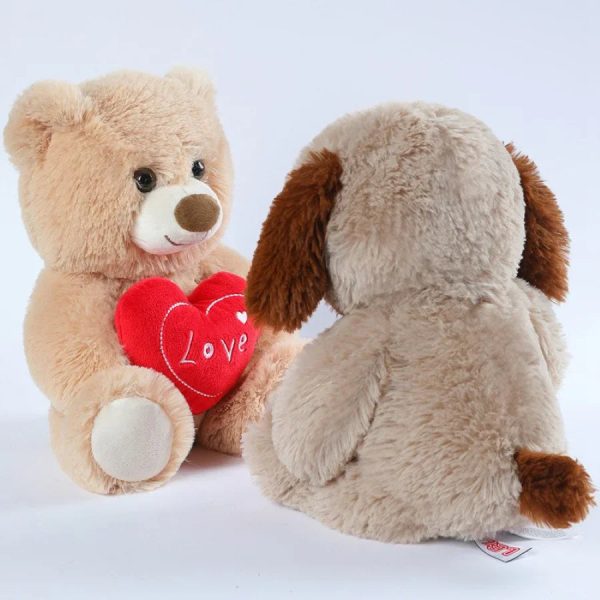 Heart Shaped Bear Plush Toy 13.5 Inches Heart Shaped Bear Plush Toy 13.5 Inches