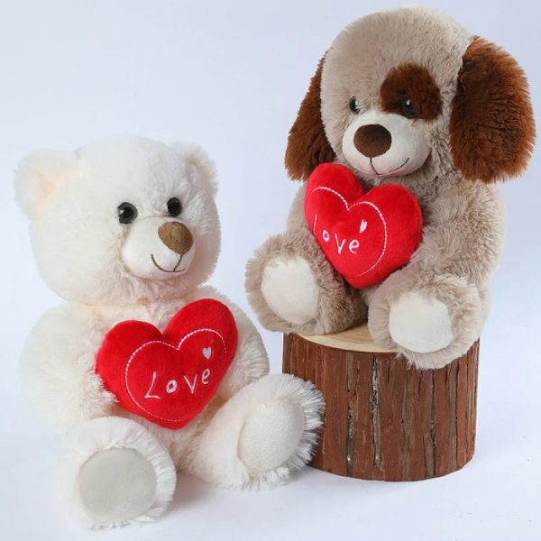 Heart Shaped Bear Plush Toy 13.5 Inches Heart Shaped Bear Plush Toy 13.5 Inches