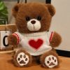 Heart Sweater Teddy Bear Plush Heart Sweater Teddy Bear Plush