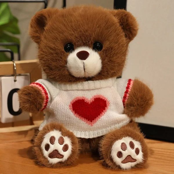 Heart Sweater Teddy Bear Plush Heart Sweater Teddy Bear Plush