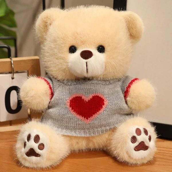 Heart Sweater Teddy Bear Plush Heart Sweater Teddy Bear Plush