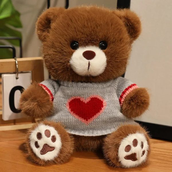 Heart Sweater Teddy Bear Plush Heart Sweater Teddy Bear Plush