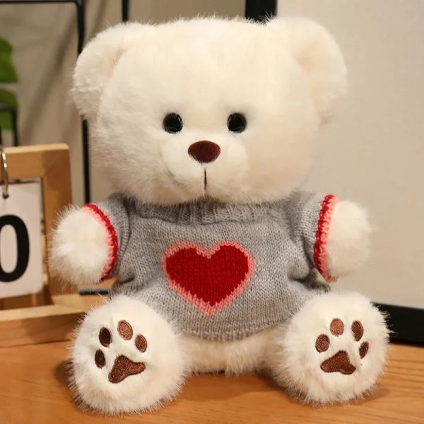 Heart Sweater Teddy Bear Plush Heart Sweater Teddy Bear Plush