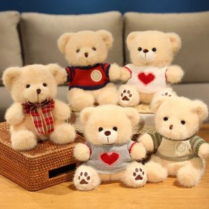Heart Sweater Teddy Bear Plush
