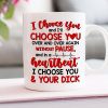 Heartbeat I Choose You, Personalized Coffee Mug, Funny Couple, Gifts For Couple Heartbeat I Choose You, Personalized Coffee Mug, Funny Couple, Gifts For Couple