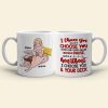 Heartbeat I Choose You, Personalized Coffee Mug, Funny Couple, Gifts For Couple Heartbeat I Choose You, Personalized Coffee Mug, Funny Couple, Gifts For Couple