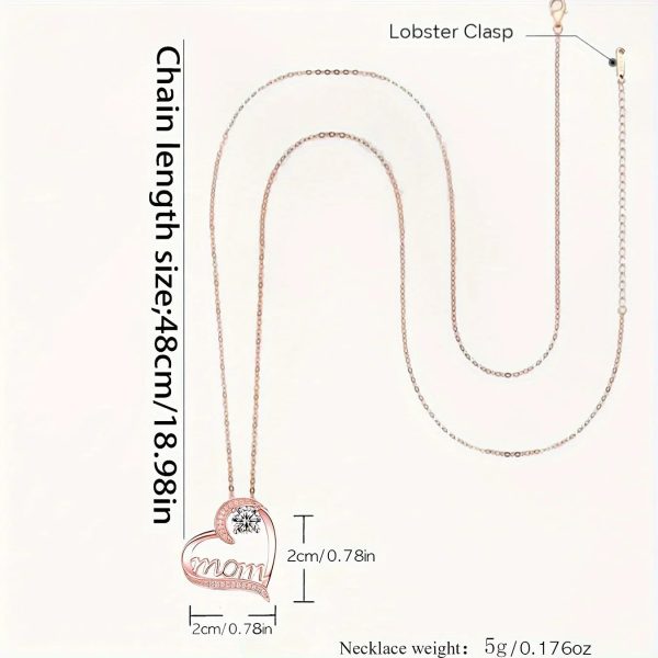 Heartbeat Pendant Necklace with Teddy Bear and Rose Gift Box