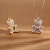 Heartbeat Teddy Bear Pendant Necklace Heartbeat Teddy Bear Pendant Necklace