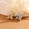 Heartbeat Teddy Bear Pendant Necklace Heartbeat Teddy Bear Pendant Necklace