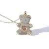 Heartbeat Teddy Bear Pendant Necklace Heartbeat Teddy Bear Pendant Necklace