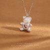 Heartbeat Teddy Bear Pendant Necklace Heartbeat Teddy Bear Pendant Necklace