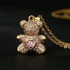 Heartbeat Teddy Bear Pendant Necklace Heartbeat Teddy Bear Pendant Necklace
