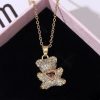 Heartbeat Teddy Bear Pendant Necklace Heartbeat Teddy Bear Pendant Necklace