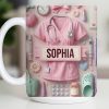 Heartfelt Gift for Dedicated Nurses - Personalized Custom Coffee Mug - NUR058_MG Heartfelt Gift for Dedicated Nurses - Personalized Custom Coffee Mug - NUR058_MG