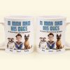 Heartwarming Pet-Themed Mug Personalized 'A Man and His Dogs' Design, Ideal Gift for Dog Owners