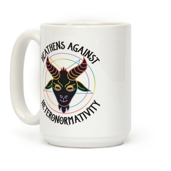 Heathens Against Heteronormativity Coffee Mug Heathens Against Heteronormativity Coffee Mug