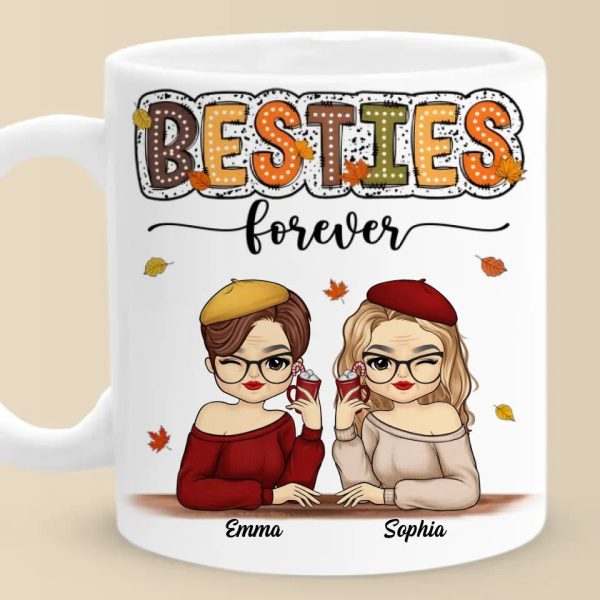 Hello, Autumn - Besties Personalized Custom Mug - Autumn Fall Gift For Best Friends, BFF, Sisters Hello, Autumn - Besties Personalized Custom Mug - Autumn Fall Gift For Best Friends, BFF, Sisters