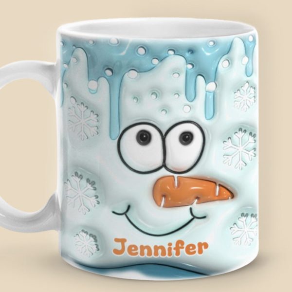 Hello December - Family Personalized Custom 3D Inflated Effect Printed Mug - Christmas Gift For Family Members Hello December - Family Personalized Custom 3D Inflated Effect Printed Mug - Christmas Gift For Family Members