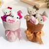 Hello Kitty Plush Toy Flower Bouquet Cute Gift 24cm Hello Kitty Plush Toy Flower Bouquet Cute Gift 24cm