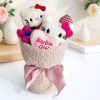 Hello Kitty Plush Toy Flower Bouquet Cute Gift 24cm Hello Kitty Plush Toy Flower Bouquet Cute Gift 24cm