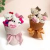 Hello Kitty Plush Toy Flower Bouquet Cute Gift 24cm Hello Kitty Plush Toy Flower Bouquet Cute Gift 24cm