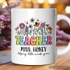 Helping Little Minds Grow Teacher Personalized Mug, Floral Appreciation Gift with Custom Name Helping Little Minds Grow Teacher Personalized Mug, Floral Appreciation Gift with Custom Name