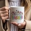 Helping Little Minds Grow Teacher Personalized Mug, Floral Appreciation Gift with Custom Name Helping Little Minds Grow Teacher Personalized Mug, Floral Appreciation Gift with Custom Name