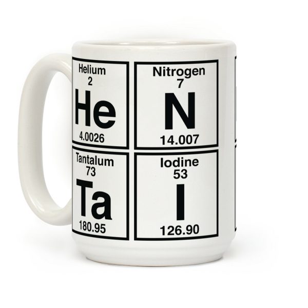 Hentai Periodic Elements Coffee Mug Hentai Periodic Elements Coffee Mug