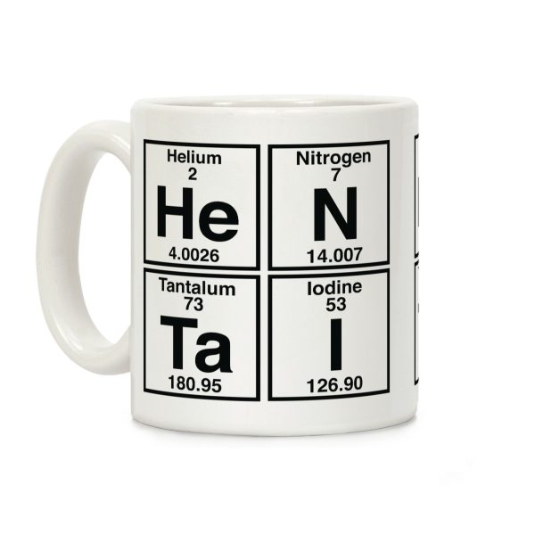 Hentai Periodic Elements Coffee Mug Hentai Periodic Elements Coffee Mug
