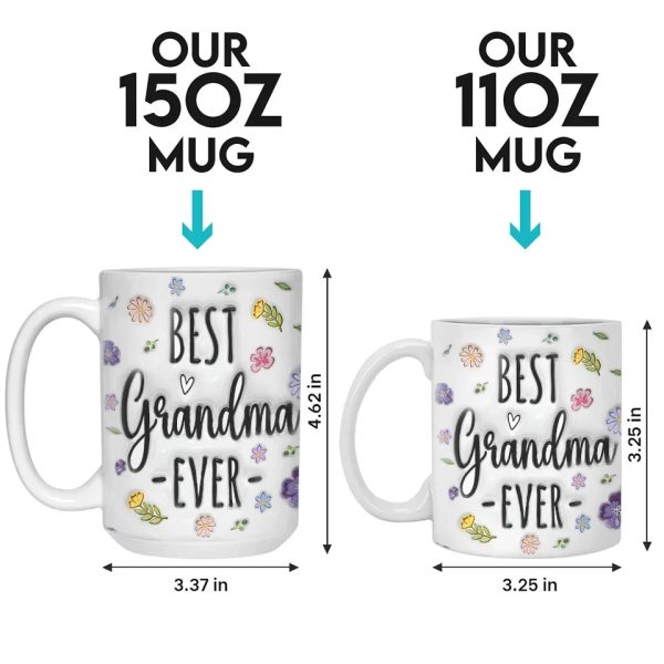 Her Hand, My Anchor In The Storm - Family Personalized Custom 3D Inflated Effect Printed Mug - Gift For Mom, Grandma Her Hand, My Anchor In The Storm - Family Personalized Custom 3D Inflated Effect Printed Mug - Gift For Mom, Grandma