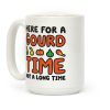 Here For A Gourd Time Not A Long Time Coffee Mug Here For A Gourd Time Not A Long Time Coffee Mug
