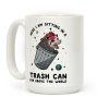 Here I am Sitting in a Trash Can Far Above the World Opossum Coffee Mug