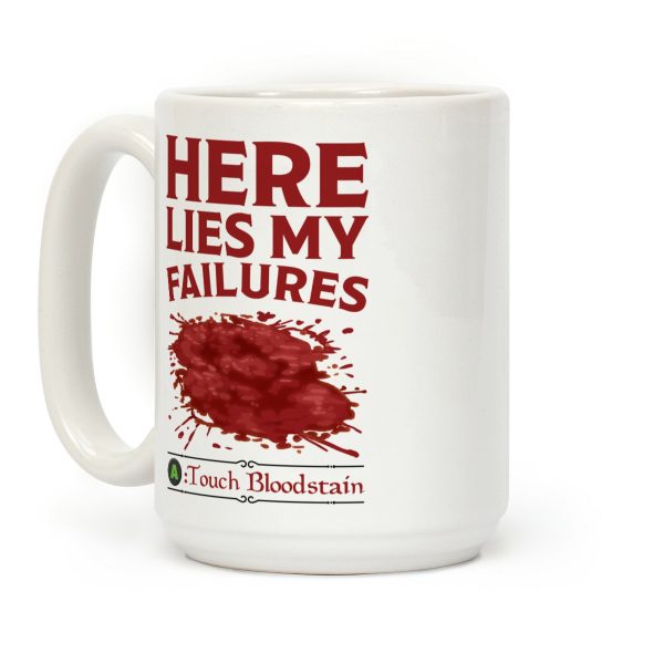 Here Lies My Failures Coffee Mug Here Lies My Failures Coffee Mug