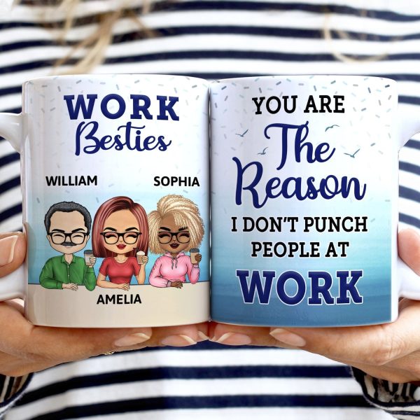 Here's To Another Day Of Outward Smiles - Funny, Anniversary, Birthday Gifts For Colleagues, Coworker, Besties - Personalized Custom White Edge-to-Edge Mug Here's To Another Day Of Outward Smiles - Funny, Anniversary, Birthday Gifts For Colleagues, Coworker, Besties - Personalized Custom White Edge-to-Edge Mug